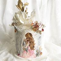 Gender Reveal Cake Gender Reveal Cake