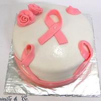 BREAST CANCER AWARENESS CAKE!!!