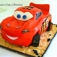 3D Lightning McQueen Cake !!!