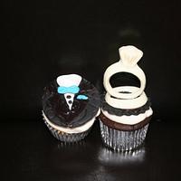 wedding shower cupcakes