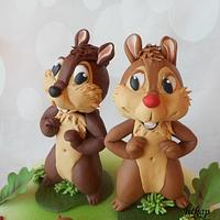 Chip and Dale cake
