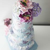 #7 Wedding Cake inspired by Enchanted Garden