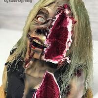 Halloween Zombie cake 