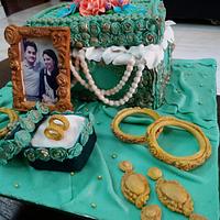 AN ENGAGEMENT CAKE