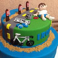 Triatlon cake