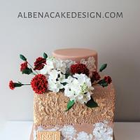 Golden Lace Cake