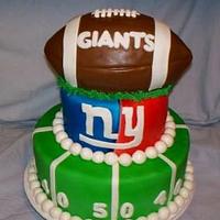 NY Giants Cake