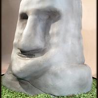 Easter Island Head cake