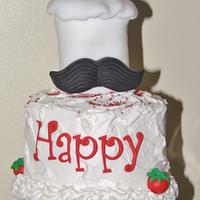 Pizza Party Birthday Cake