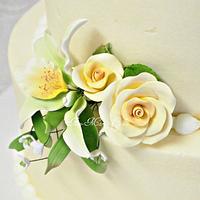 Ivory and Green Wedding