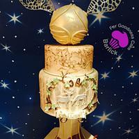 Harry Potter wedding silver award at cake international