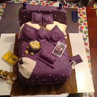 Bed Birthday Cake