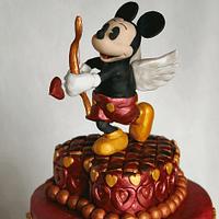 Mickey Cupid for Valentine's Day