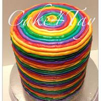 Taste The Rainbow Cake! 