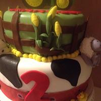John Deere birthday cake