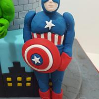 Avenger cake 