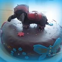elephant cake inspired by ChokoLate elephant 