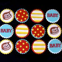 Curious George Cupcake Toppers