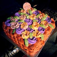 Red Velvet Basket cake