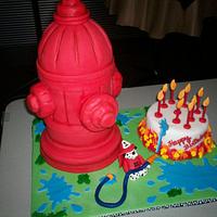 Fire Hydrant Cake