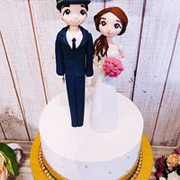 WEDDING CAKE TOPPER