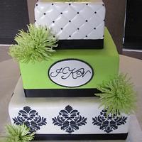 Green Fuji Mum Cake