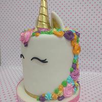 Unicorn with gold touch