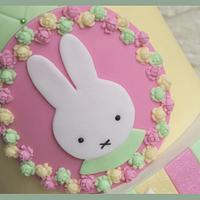 Sweet bunny cake