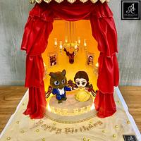 Beauty and the beast Theatre Cake