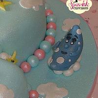 'Cloud Babies' 2nd Birthday Cake
