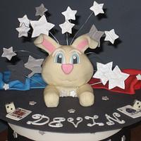 Magic Rabbit Hat Birthday Party Cake