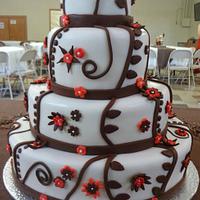 Fall Wedding Cake 