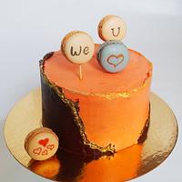 Fault line cake Fault line cake