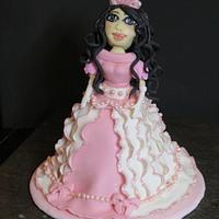 Princess Frilly Pink Topper