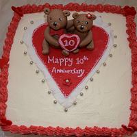 10th Anniversary cake!!!