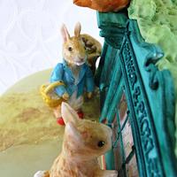 Beatrix Potter Baby Shower Cake