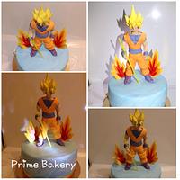 Goku cake