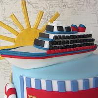 Nautical Cruise Cake