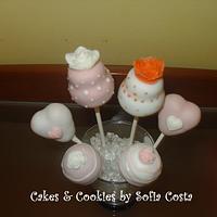 wedding and engagement cake pops
