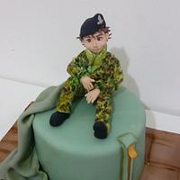 military cake 