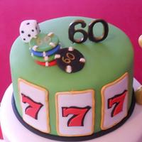60th Birthday Casino Cake