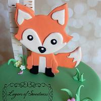 Baby fox theme baby shower