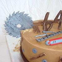 Man's tool cake