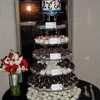 Wedding Cake ball Tower
