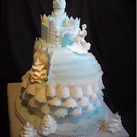 Cake "Winter Wedding"