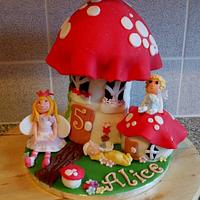 Fairy Village Cake