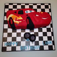 Lightning McQueen Cars Cake