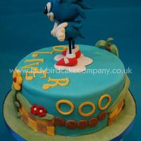 Sonic the Hedgehog cake