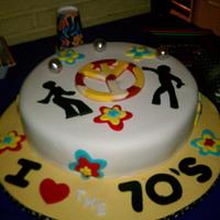 70's & 80's Theme Birthday Cakes