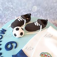 Real Madrid cake by Arty cakes 